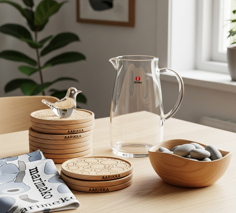 De la Saună la Masă: Obiecte de Uz Casnic din Sticlă și Lemn Inspirate din Finlanda
