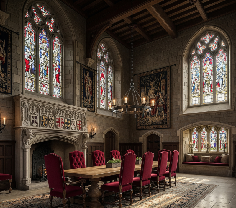 Moștenirea Gotică: Design Interior Inspirat din Castelele și Catedralele Britanice